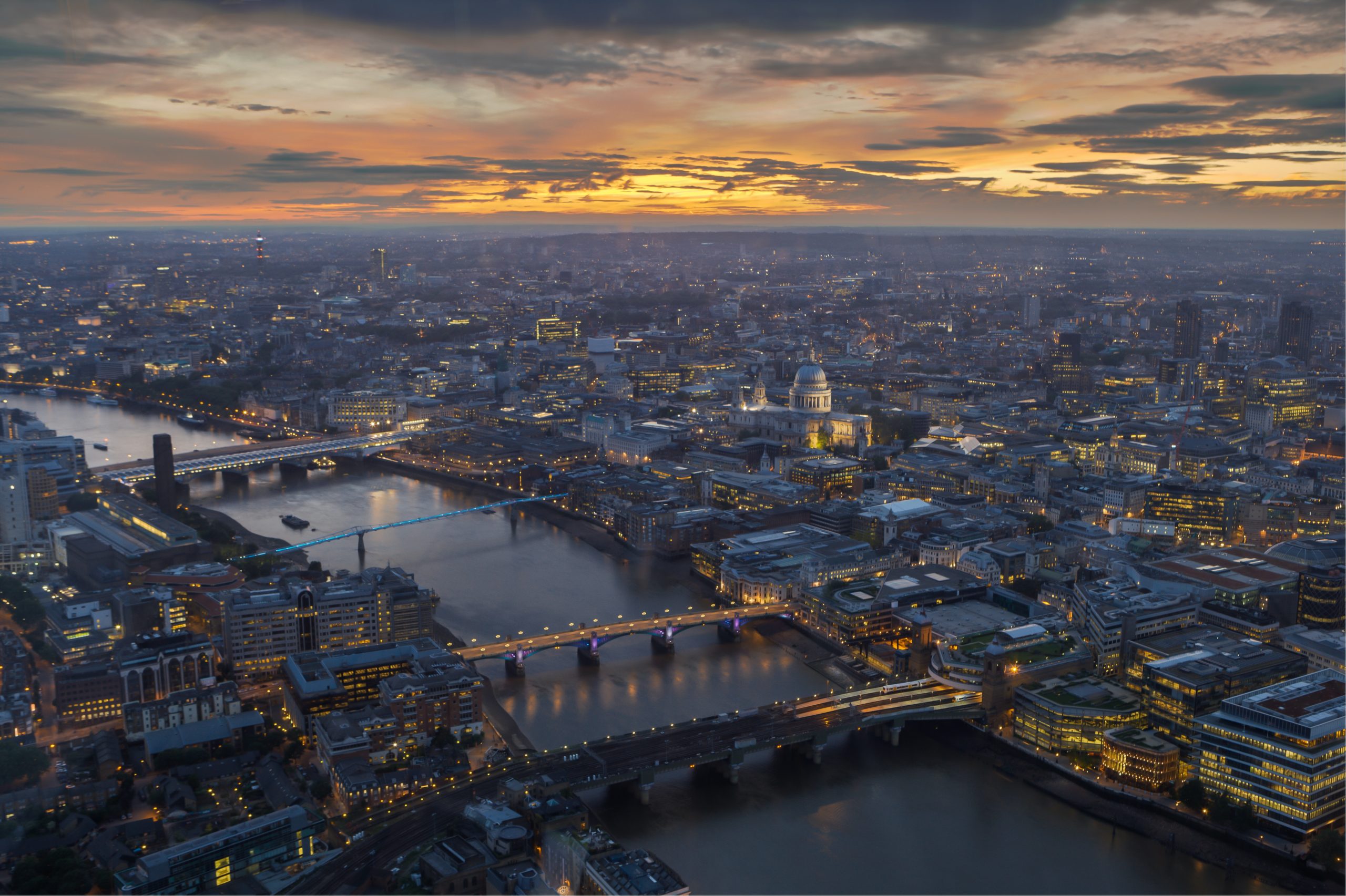 aerial view photography of the city